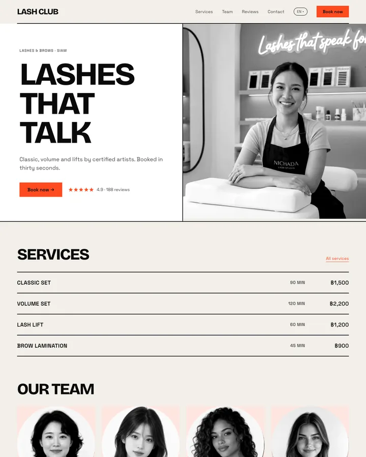 Lash Club, Bold theme