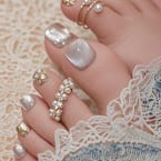 Vernis gel pieds