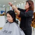 ตัดผม + สระ และไดร์