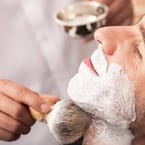 Shaving with hot towel (Price Start)