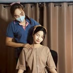 Back massage + head & shoulder