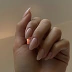 Russian Manicure + Overlay + Nail Polish