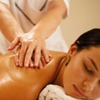 Massage à l'huile
