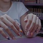 ทาสีเจลมือ
