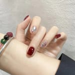 ทาสีมือ+กลิตเตอร์ 2 นิ้ว