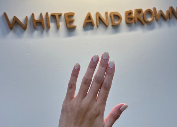 White and Brown Nails bangkok 10100 8 - SeeU Beauty