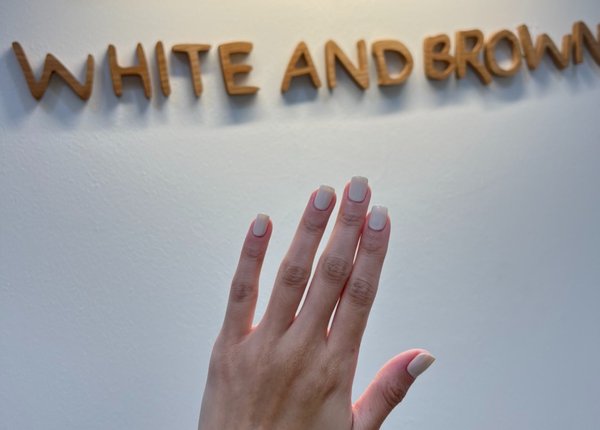 White and Brown Nails bangkok 10100 8 - SeeU Beauty