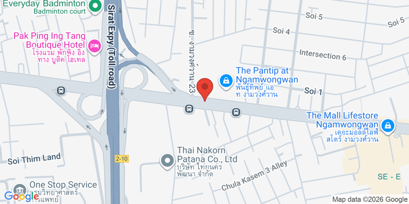 Shop 1, G Fl., Nue Noble Ngamwongwan Ngamwongwan Rd., Bang Khen, Mueang Nonthaburi