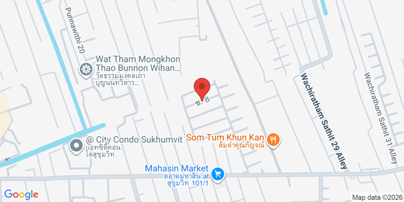 3037 7-8 แขวงบางจาก เขตพระโขนง กรุงเทพมหานคร 10260