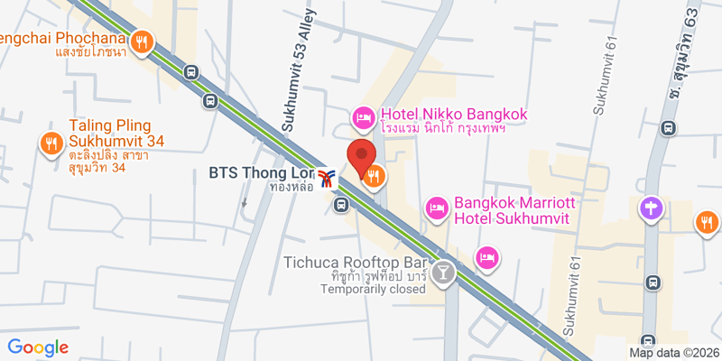 1 Thong Lo, Khlong Tan Nuea, Watthana, Bangkok