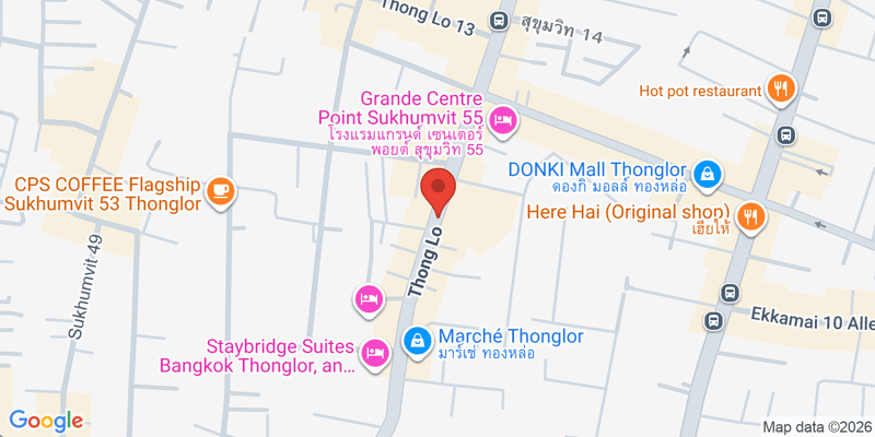 Sukhumvit, 55 Thong Lo, Wattana, Watthana, Bangkok 10110