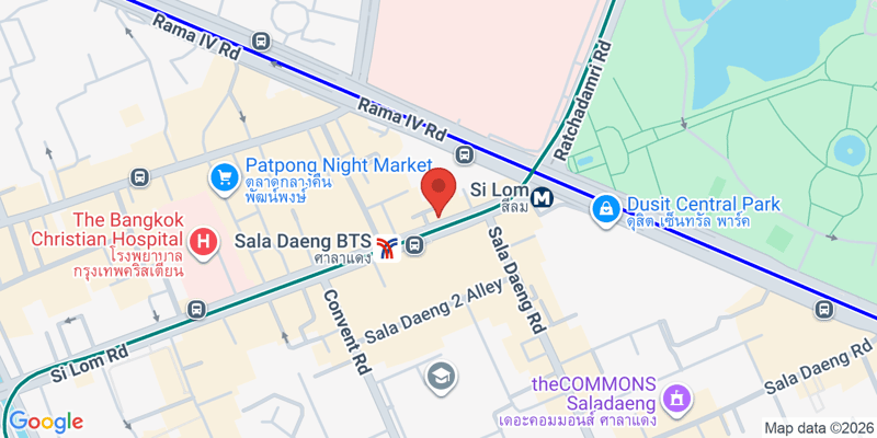 16/1 Si Lom Rd, Suriya Wong, Bang Rak, Bangkok 10500
