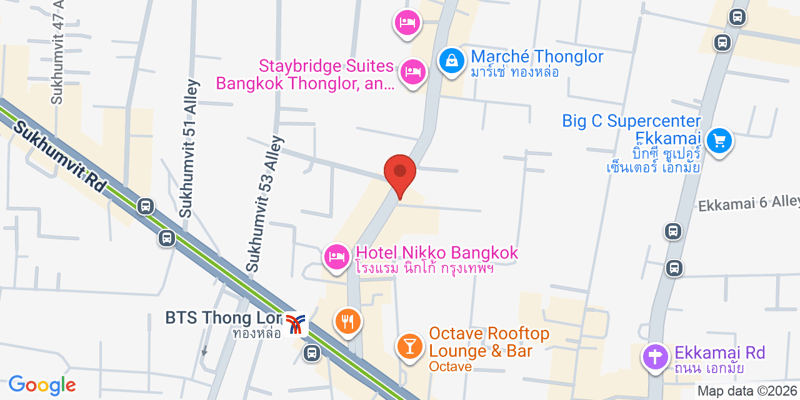 Fifty Fifth Thonglor (1st Fl.) 60 Thonglor Rd., Khlong Tan Nuea, Watthana, Bangkok 10110