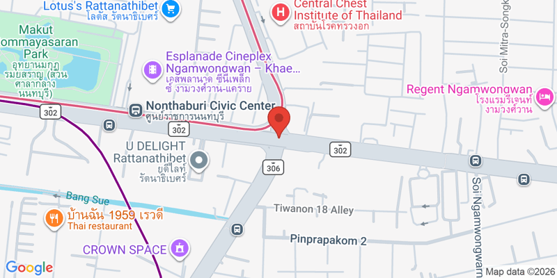 1396/9 Bangkok-Nonthaburi Rd., Bang Sue, Bang Sue, Bangkok 10800