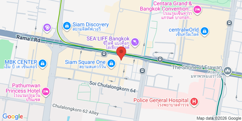 2nd Floor 392/27–28, Siam Square Soi 5, Pathum Wan, Pathum Wan,