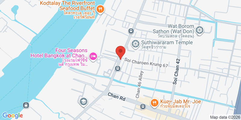 1783 Charoenkrung Rd., Yan Nawa, Sathon, Bangkok 10120