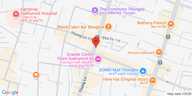 320/1 Thong Lo, Khlong Tan Nuea, Watthana, Bangkok 10110