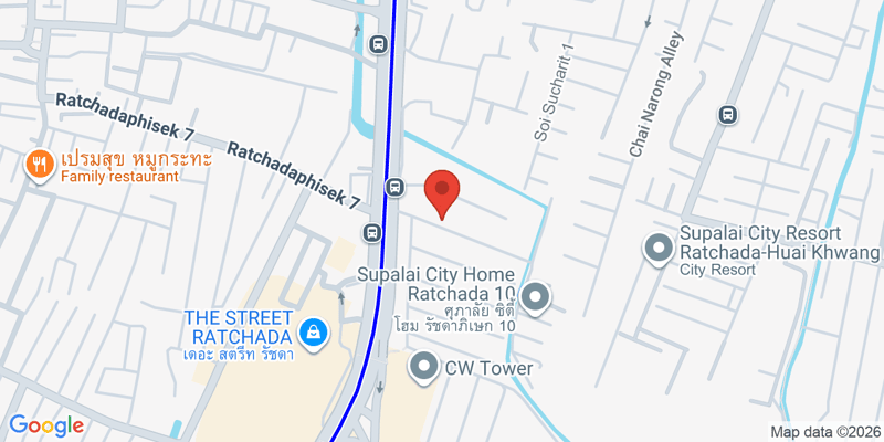 177/1 Pracha Santi Alley, Khwaeng Huai Khwang, Huai Khwang, Bangkok 10310