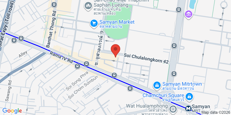 24 Soi Chulalongkorn 42, Wang Mai, Pathum Wan, Bangkok 10330
