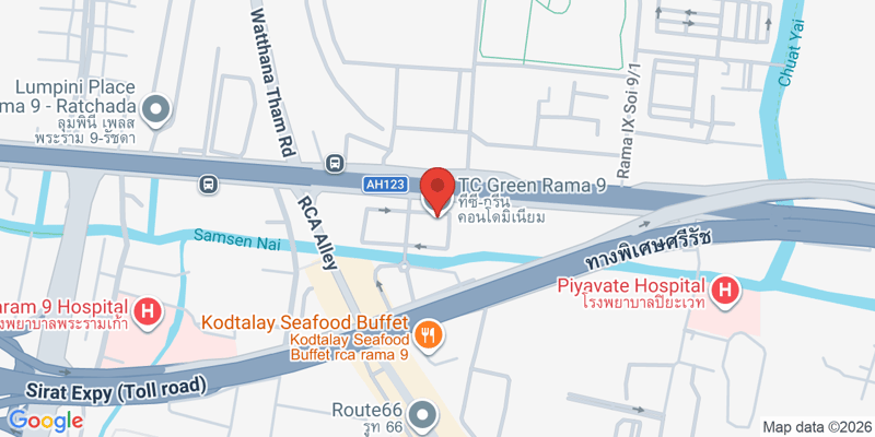 276/5 ทีซีกรีนคอนโด Rama IX Rd, Khwaeng Huai Khwang, Huai Khwang, Bangkok 10310