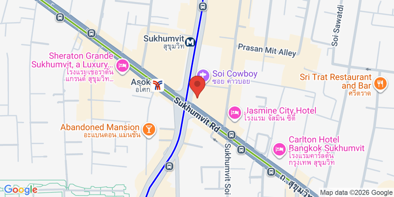 399 INTERCHANGE 21, L Fl., Room 212-213, Sukhumvit Rd., Khlong Toei Nuea, Watthana, Bangkok 10110