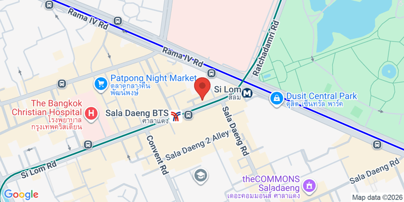 16, 2 Si Lom Rd, Suriya Wong, Bang Rak, Bangkok 10500