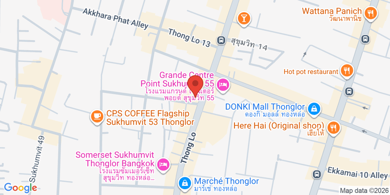 159/11 Sukhumvit 55 Rd., Klontan Nua, Watthana, Bangkok 10110