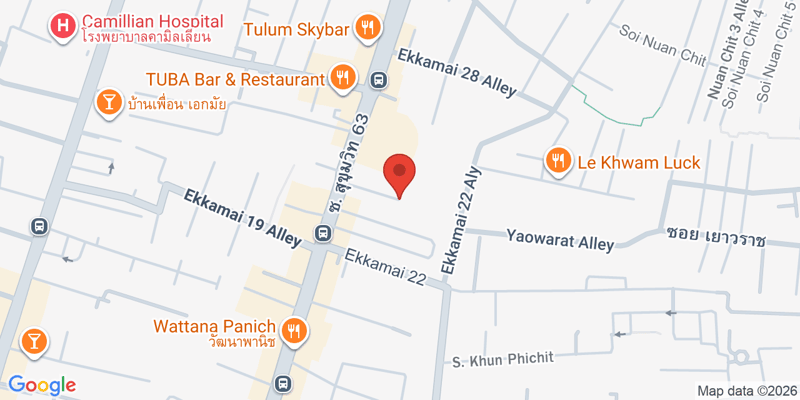 582 Sukhumvit 63, Klongton, Watthana, Bangkok 10110