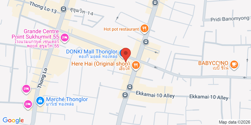 DONKI Mall Thonglor, 3rd floor, 107 Soi Sukhumvit 63, Khlong Tan Nuea, Watthana, Bangkok 10110