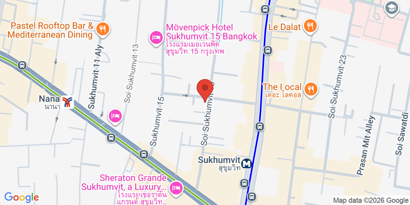 33/7 Soi Sukhumvit 19, Khlong Toei Nuea, Watthana, Bangkok 10110