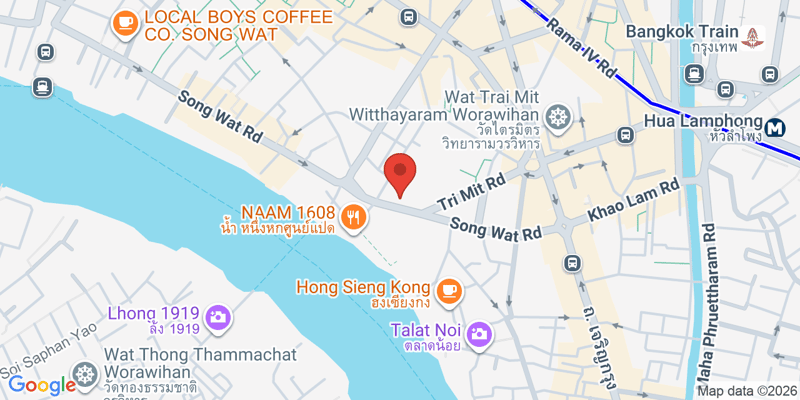 1163 Song Wat Rd, Samphanthawong, Bangkok 10100